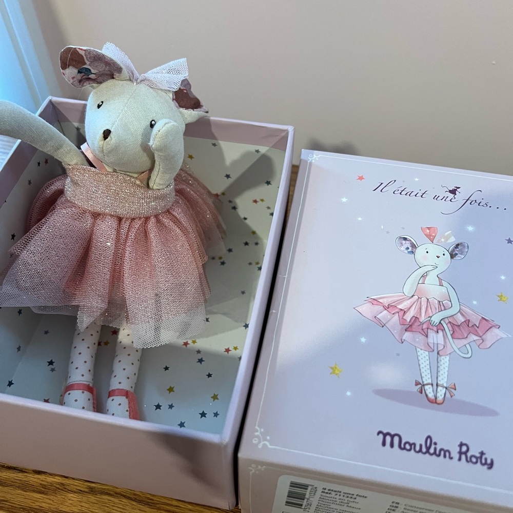 Moulin Roty Angelina Ballerina 8 inch Doll 🩰